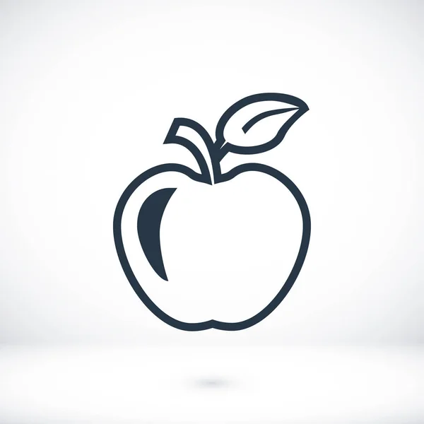Ikone der reifen Äpfel — Stockvektor
