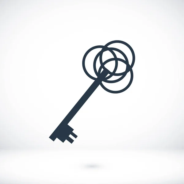 Schlüsselzeichensymbol — Stockvektor