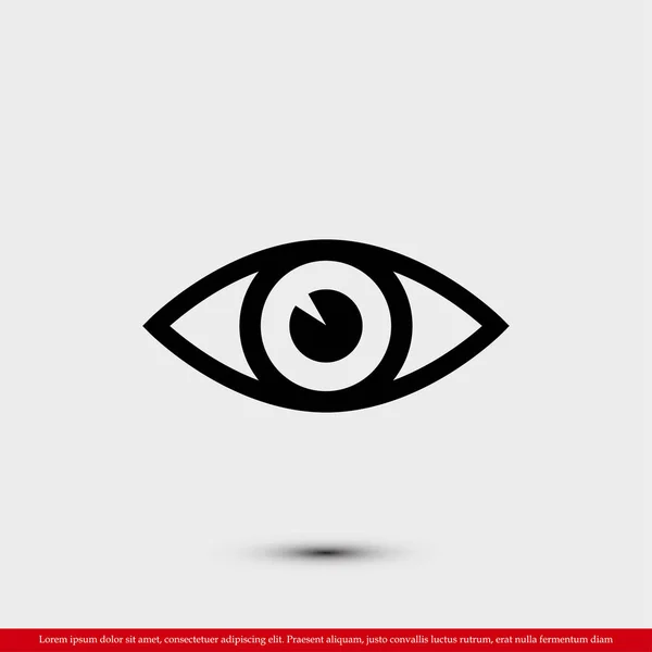 Eye web icon — Stock Vector