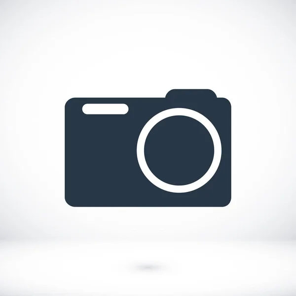 Ikona aparatu fotograficznego wektor — Wektor stockowy