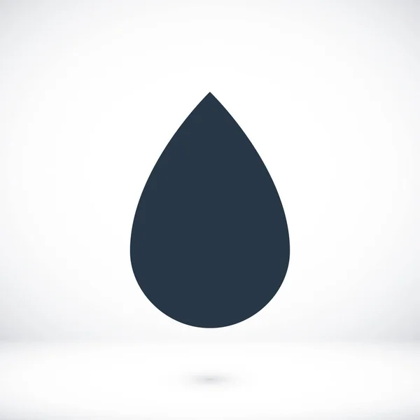 Pictogram waterdruppel — Stockvector