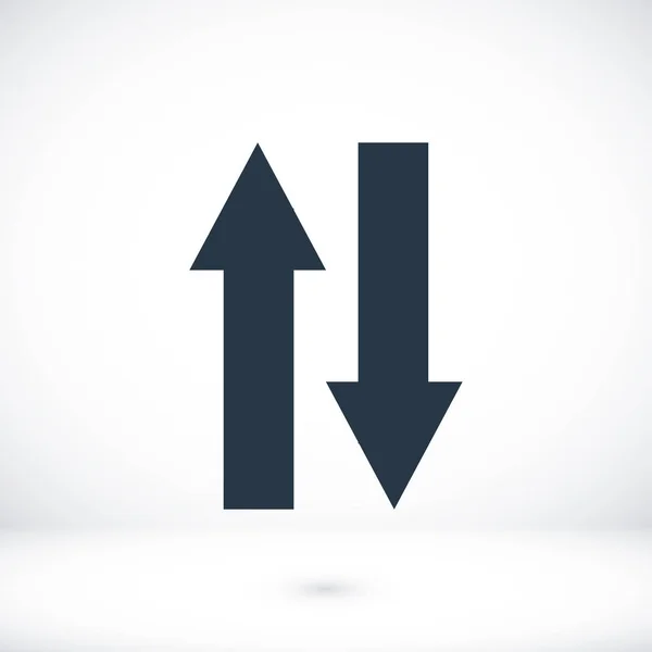 Arrow flat icon — Stock Vector