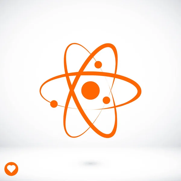 Atom işareti simgesi — Stok Vektör