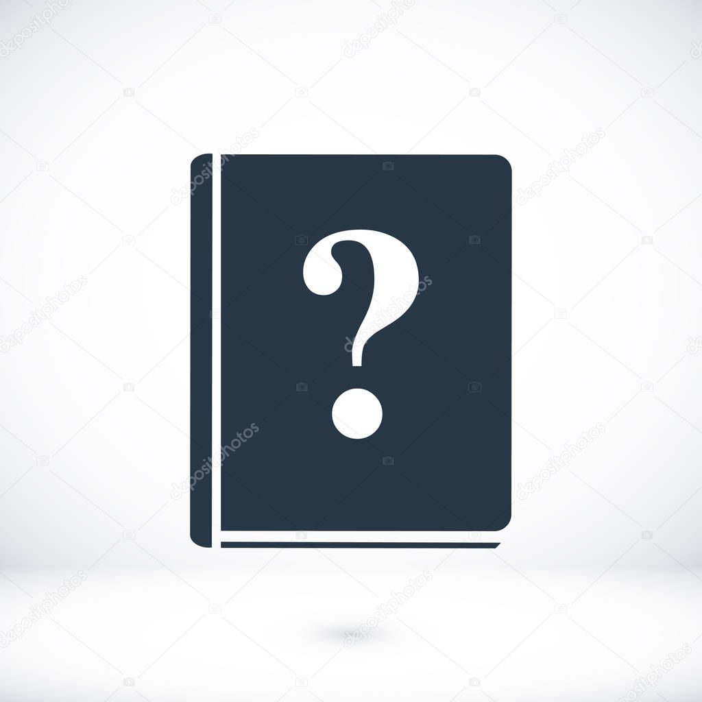 book and a question mark icon