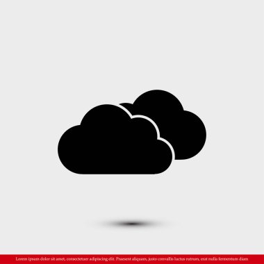 bulutlu hava simgesi