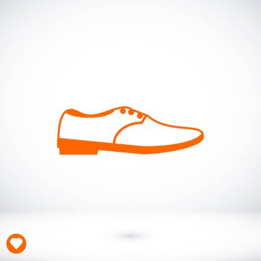 düz ayakkabı simgesi 