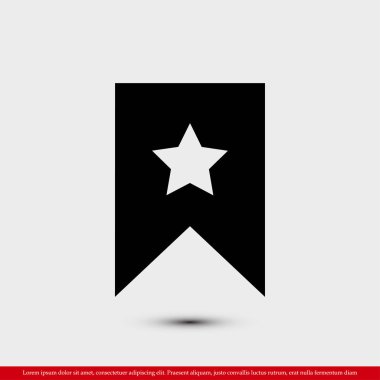 Yıldız simgesi, düz ekibimizi simgesi