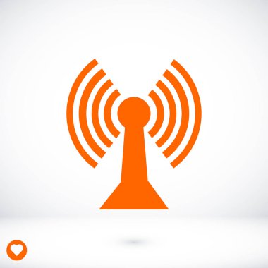 Comunication düz simgesi