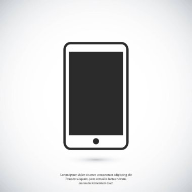 Akıllı Telefon Düz Simgesi