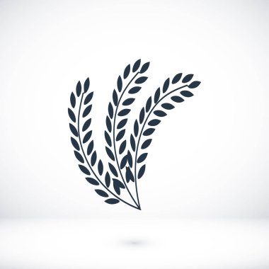 Buğday düz simgesi