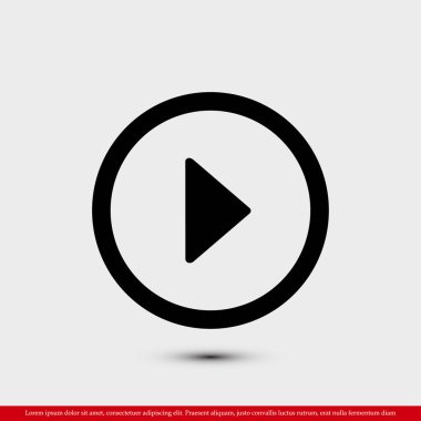 düz simgesi oynamak