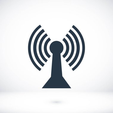 Comunication düz simgesi