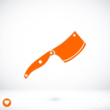 Bıçak düz simgesi