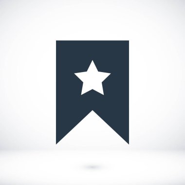 Yıldız simgesi, düz ekibimizi simgesi