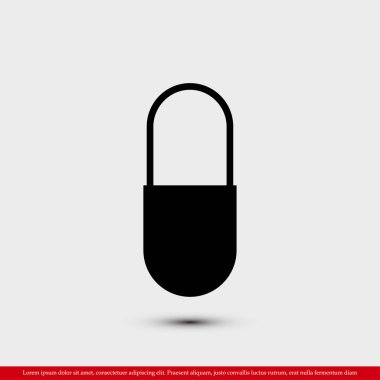 tıbbi kapsül simgesi