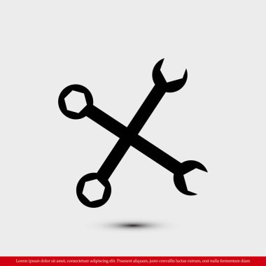 onarım düz simgesi