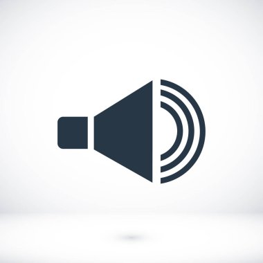 düz hoparlör simgesi