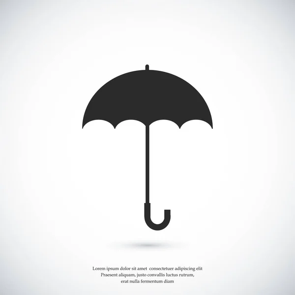 Umbrella flat icon — Stock Vector