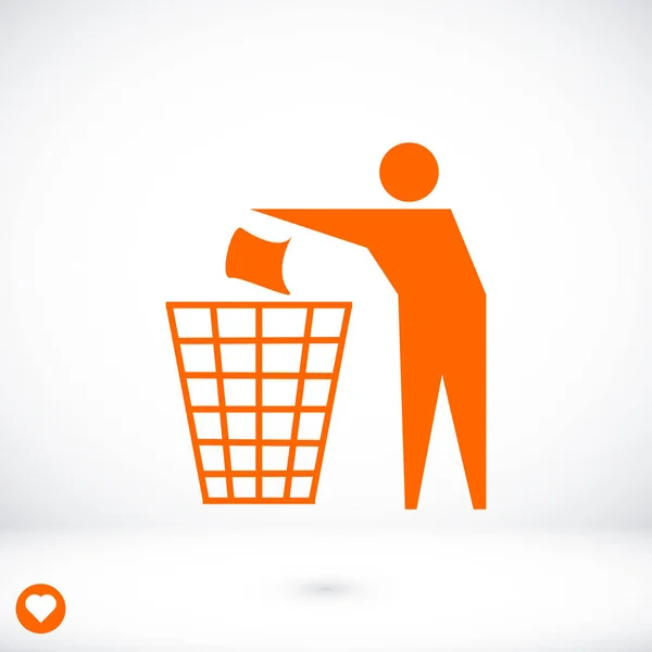 Icona del segno di riciclaggio — Vettoriale Stock