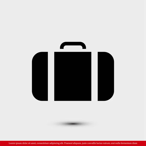 Travel bag icon — Stock Vector