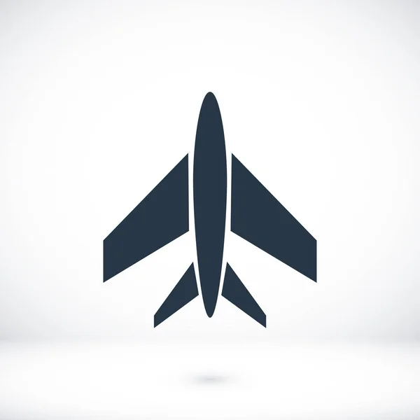 Επίπεδη εικόνα αεροπλάνου — Διανυσματικό Αρχείο