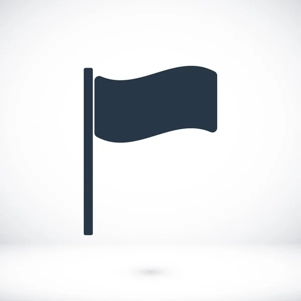 Плоский значок прапорця — стоковий вектор