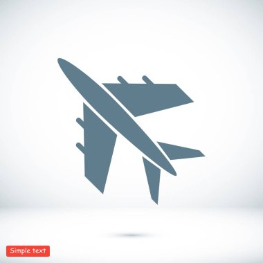uçak işareti simgesi