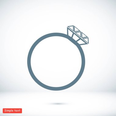 Nişan yüzüğü simgesi