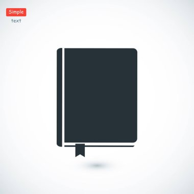 Kitap düz stil ikonu