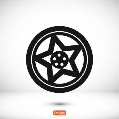 Tekerlek diskleri simgesi