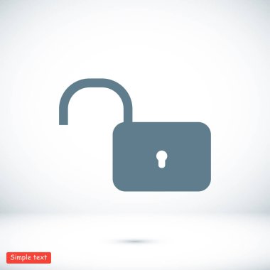 kilidi asma kilit simgesi