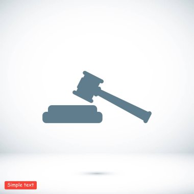  Yargıç simgesinin çekiç
