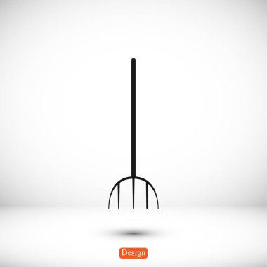 Bahçe çatal simgesi