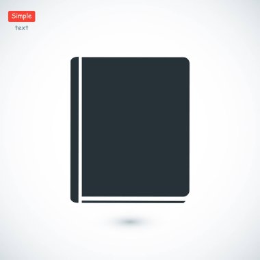 Kitap düz stil ikonu