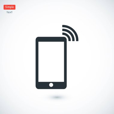 akıllı telefon zil simgesini