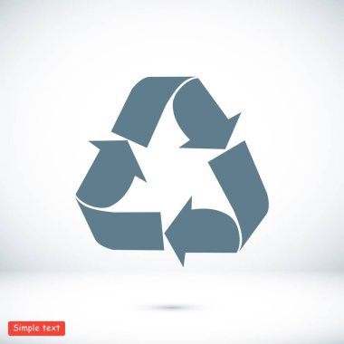 geri dönüşüm işareti simgesi 