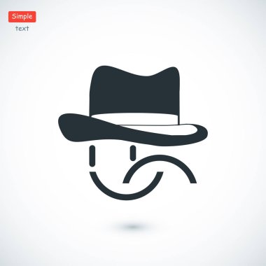 şapka kutsal kişilerin resmi içinde gülümse