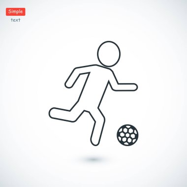 Futbol oyuncu simgesi