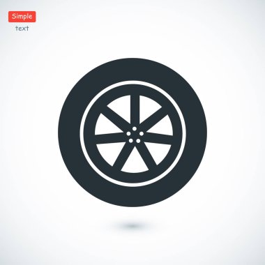 araba tekerlek simgesi