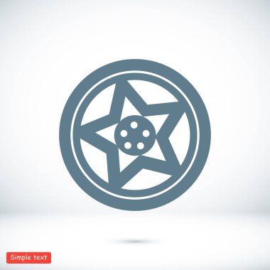 Tekerlek diskleri simgesi