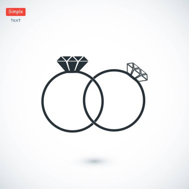 İki yüzük simgesi
