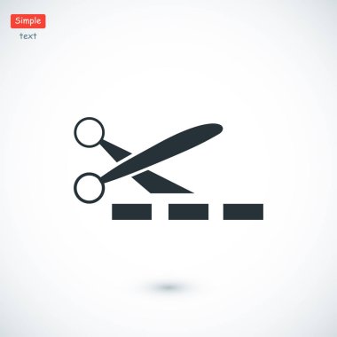 kesme makası simgesi