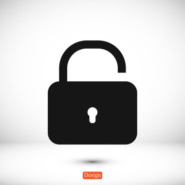 kilidi asma kilit simgesi