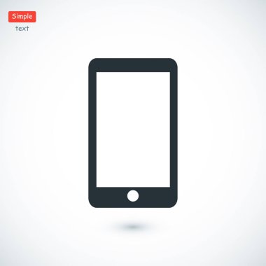 Smartphone basit simgesi 