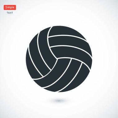 Voleybol topu simgesini 