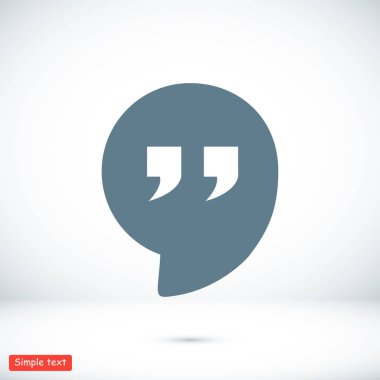 Alıntı düz simgesi