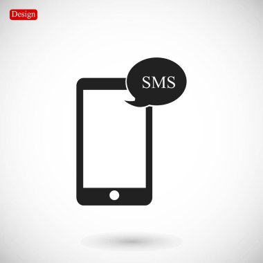 Cep telefonu sms simgesi