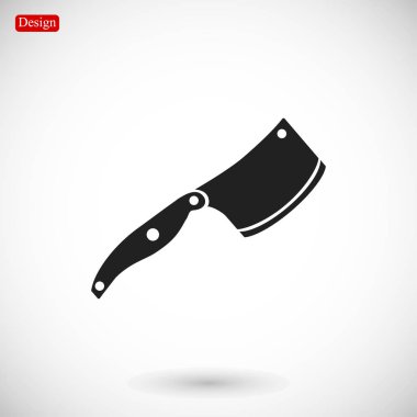 bıçak düz stil ikonu