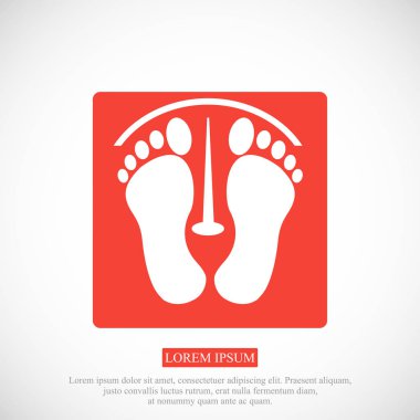 ayak ağırlıkları simgesini