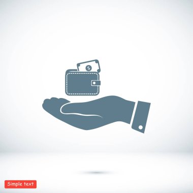 M-cüzdan'el simgesi